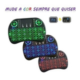 Mini Teclado / Mouse Iluminado Celular Smart Tv Tablet Note