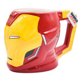 Taza Café Disney Marvel Iron Man Cerámica 3d 369ml Original