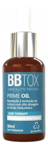  Óleo Reparador Pós Progressiva Bbtox Prime Oil 30ml 