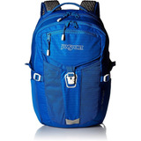 Mochila Jansport Casual Deportiva Viaje Helios Color Azul Diseño De La Tela Liso