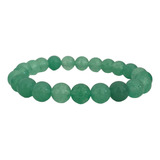 Pulseira Quartzo Verde 8mm Pedra Natural Feminina Masculina