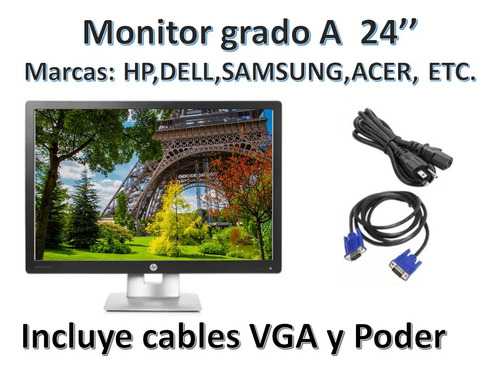 Monitor 24 Grado A Hp,dell,samsung,acer,etc