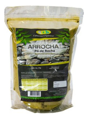 Remineralizador Arrocha Ophicina Orgânica 1 Kg - Pó De Rocha