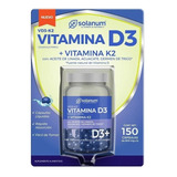 Solanum Vitamina D3+vit. K2, Aceite De Linaza, 150 Cáps Sfn