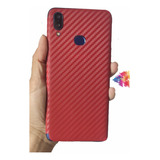 Mica Zenfone 3s Asus Mica Fibra Roja/no Cristal