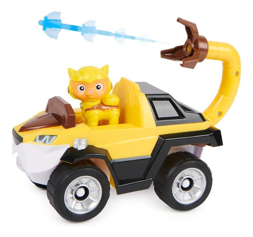Paw Patrol - Leo Con Vehiculo - Cat Pack -   Spin Master - Color Amarillo