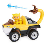 Paw Patrol - Leo Con Vehiculo - Cat Pack -   Spin Master - Color Amarillo