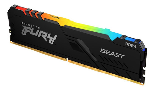 Memoria Ram 8gb 3200mhz Kingston Fury Beast Rgb Ddr4 P