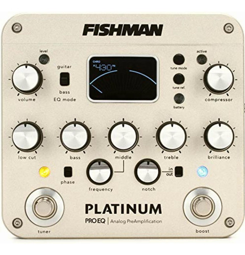 Fishman Platinum Pro Eq Di Pedal De Preamplificador