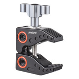 Andoer Super Clamp Para Monitor, Luces Led, Flash Y Micrófon