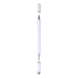 Lápiz Capacitivo Stylus Pen Con Bolígrafo Blanco Universal