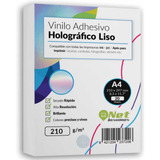 Vinilo Adhesivo Tornasol Holografico A4 210gr Pack 20 Hojas