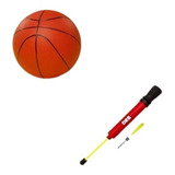 Combo Pelota Basquet Basket N° 7 Pvc + Inflador Dribbling