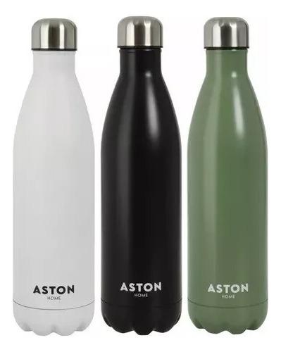 Botella Térmica Acero Aston 750 Ml. Mantiene Frio Y Calor