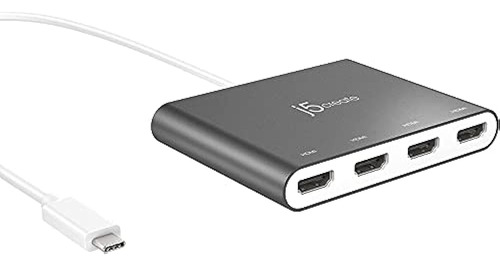 J5create Concentrador Adaptador De Usb-c A 4 Puertos Hdmi - 