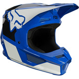 Casco Para Moto Fox V1 Niño Azul Bagattini Motos