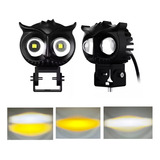 Faros Auxiliares Tipo Lupa Bicolor Para 80w