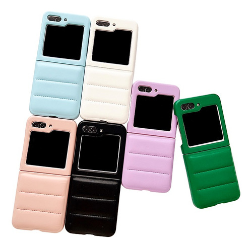 Funda Puffer Compatible Con Samsung Z Flip 5 Acolchonada