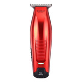 Aparador De Pelo Kemei Km-5026  Vermelho 100v/240v