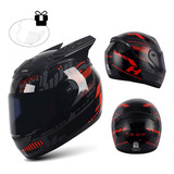 Casco Abatible Moto Deportivo Diseño Negro Rosa Certificado