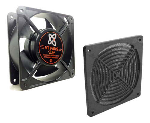 Turbina Fan Cooler 220v 120x120 X38mm Ruleman + Reja Con X10