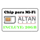 Chip Para Mi-fi | Módem Portátil | Altán Redes | Con 20gb