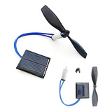 Motor Dc Celda Panel Solar Y Helice Ventilador Solar Kit Diy