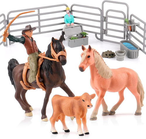 Escenarios Y Playsets Figura De Caballo Y Juguetes Estables