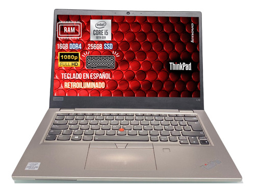 Laptop Lenovo Thinkpad L13 Core I5 16gb 256gb Ssd Fhd W10pro
