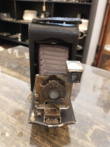 Antigua Cámara Fotográfica Con Fuelle Kodak Made In Usa