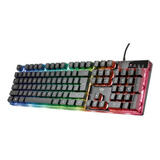 Teclado Gamer Trust Azor Luz Led Retroiluminado 