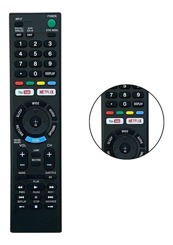 Control Remoto Universal Compatible Con Sony Smart Tv