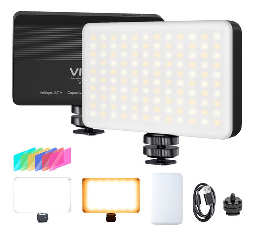 Vijim Vl120 - Luz Led De Video Para Cámara, Mini Iluminaci.