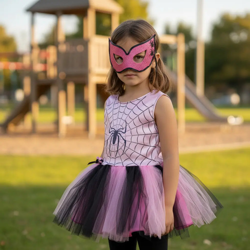 Disfraz Infantil Súper Heroína Spider- Woman