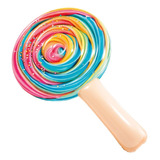 Colchoneta Inflable Intex Rainbow Sprinkle Lollipop Color Multicolor
