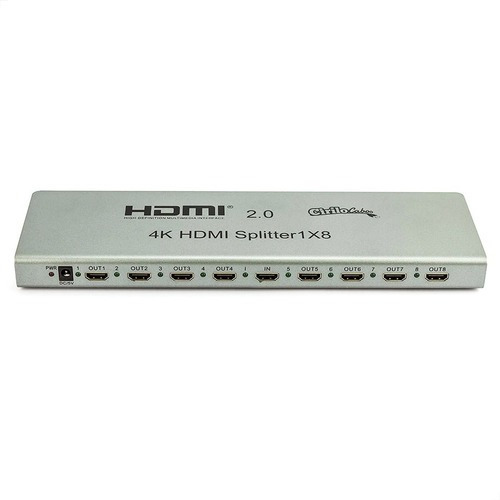 Splitter 2.0 Divisor Hdmi 1x8 4k - 1 Imagem Para 8 Telas