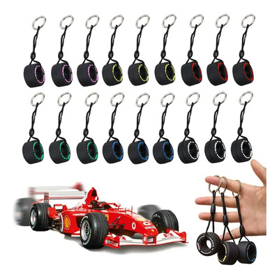 Kit 18 Piezas Llantas De F1 Formula 1 Pirelli Llavero Llanta