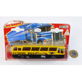 Ônibus Escolar Metal Brinquedo Antigo Majorette Gulliver