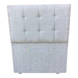 Respaldo Para Sommier 1 1/2 Plaza 100cm Capitone Chenille