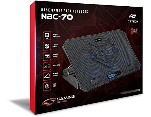 Base P/notebook 15,6  Gamer Nbc-70bk C3tech