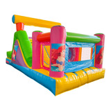 Bonito Brincolin Inflable Resbaladilla Combo Con Cubo Msi