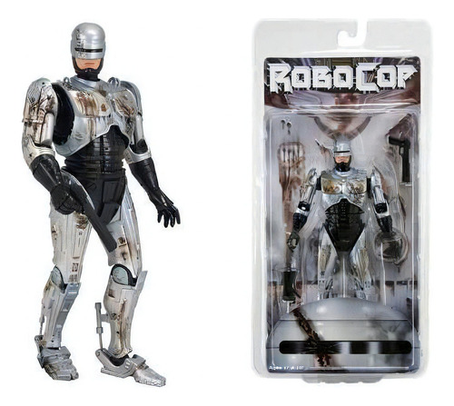 Figura De Acción  Neca Robocop Robocop Battle Damaged De Neca