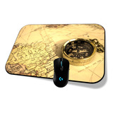 Mousepad Mouse Pad Gamer Mapa Mundi Tesouro - Grande B