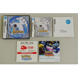 Pokémon Soul Silver Nds Caixa + Encarte + Manuais (sem Jogo)