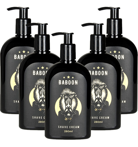 Kit 5 Shave Cream Baboon Profissional Atacado Envio Rápido