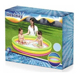 Alberca Con Piso Acolchonado Niños Bestway 1.52 M Piscina