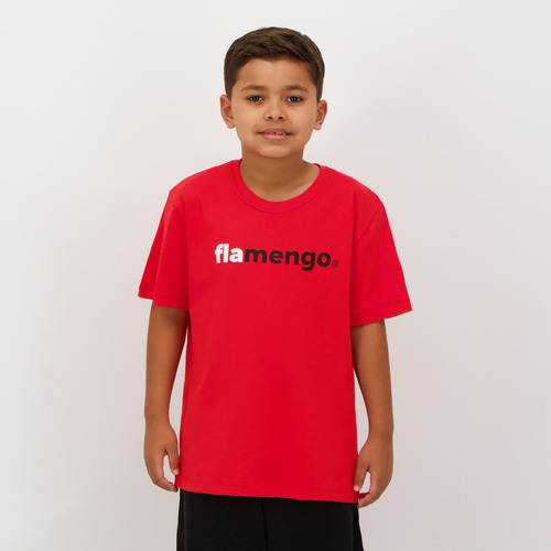 Camisa Flamengo Tunic Juvenil Vermelha