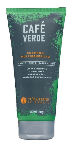 Shampoo Multibenefício Café Verde 180 Ml - Loccitane