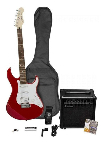 Guitarra Yamaha Eg112gpii Mr Electrica Rojo Metalico Paquete