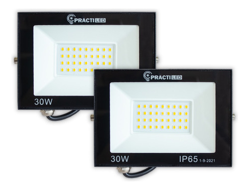 Reflectores Led Exterior 30w Proyector Pack X 2 